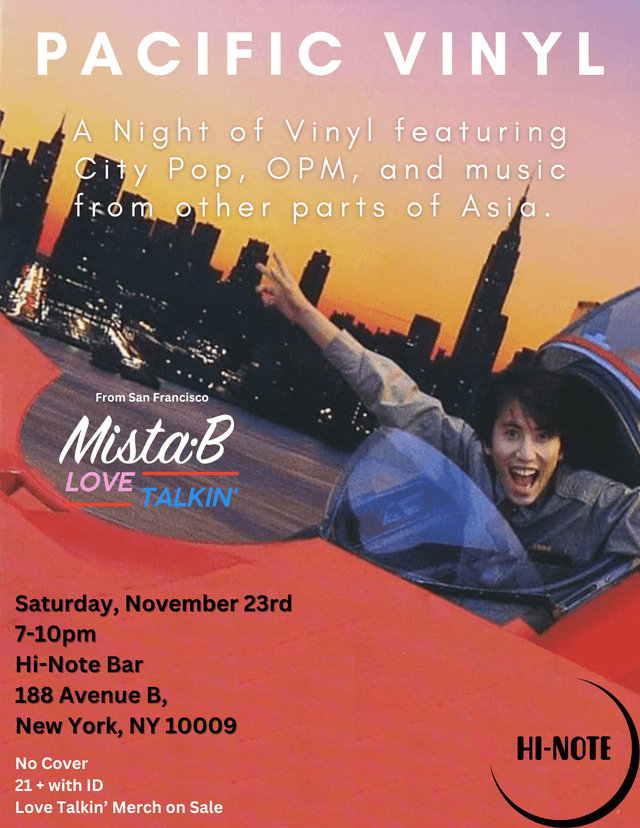 Pacific Vinyl presented by Love Talkin'